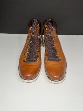 Cole Haan I Zero Grand I Men's I Brown Leather Lace-Up Boots